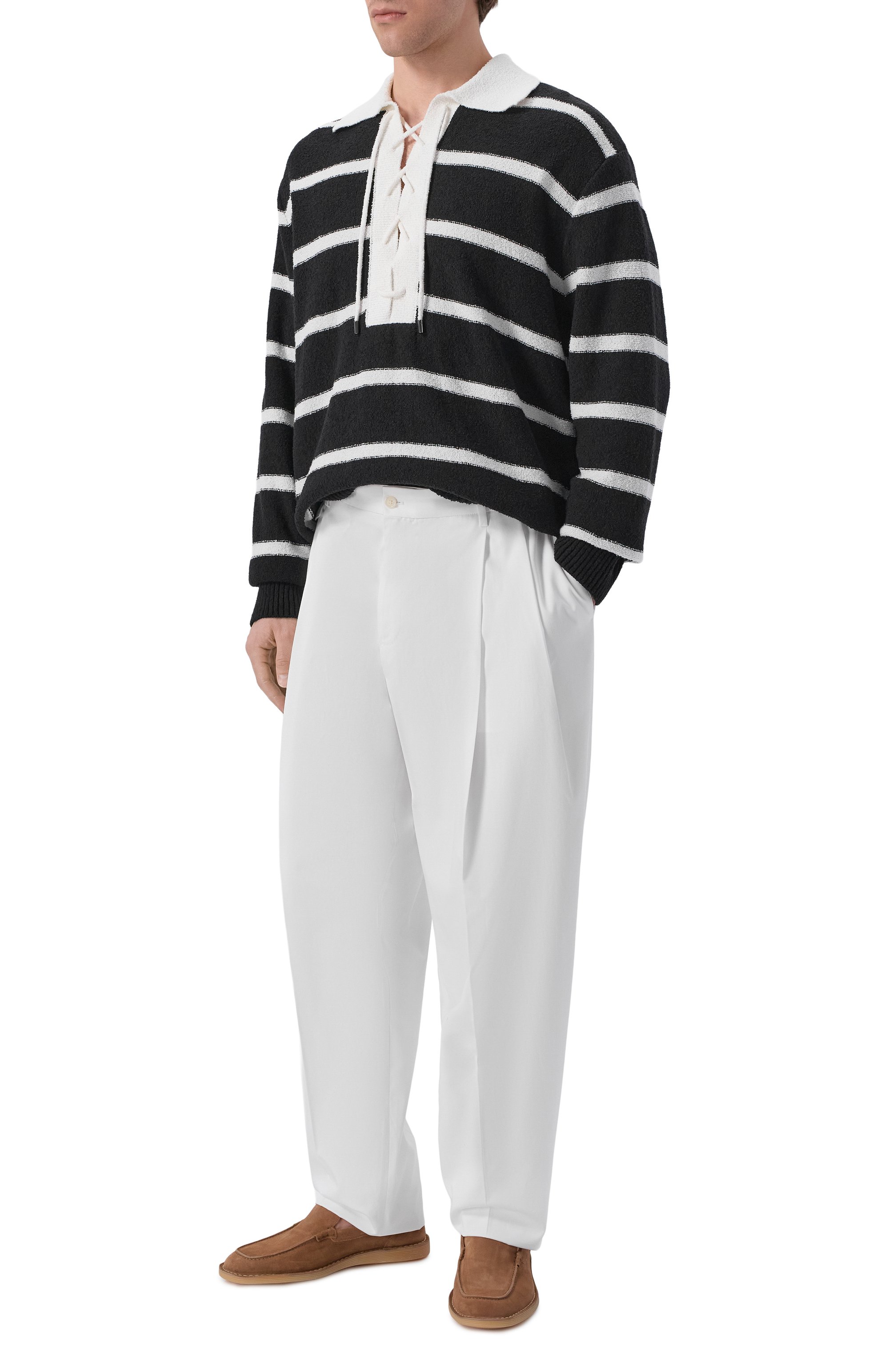 Хлопковое поло DOLCE & GABBANA, арт. GXXB5T/JGMEJ, фото 2