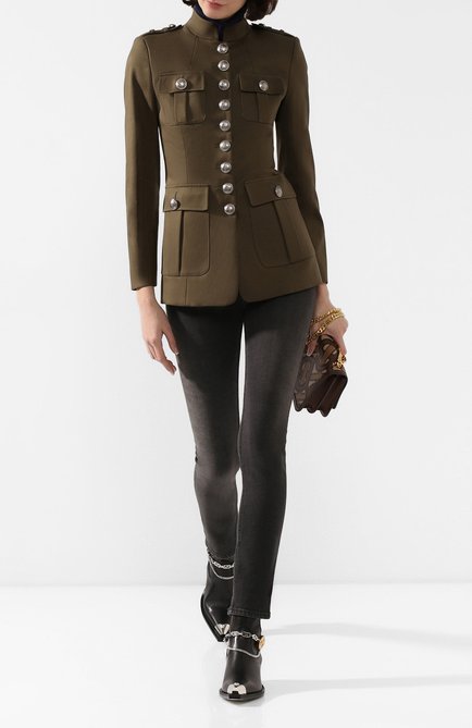 Женский хлопковый жакет MICHAEL KORS COLLECTION, арт. 804AKN025A