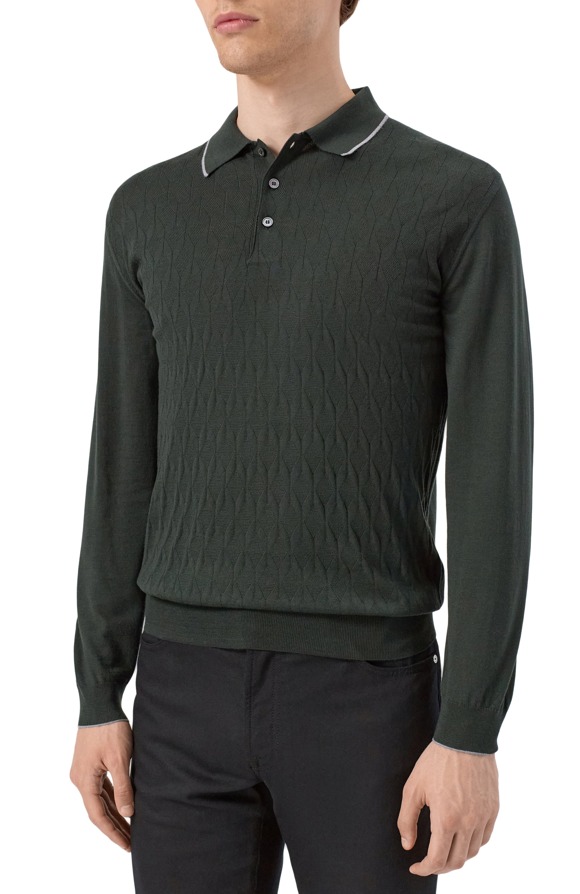 Шерстяное поло FEDELI, арт. MU006427, фото 3