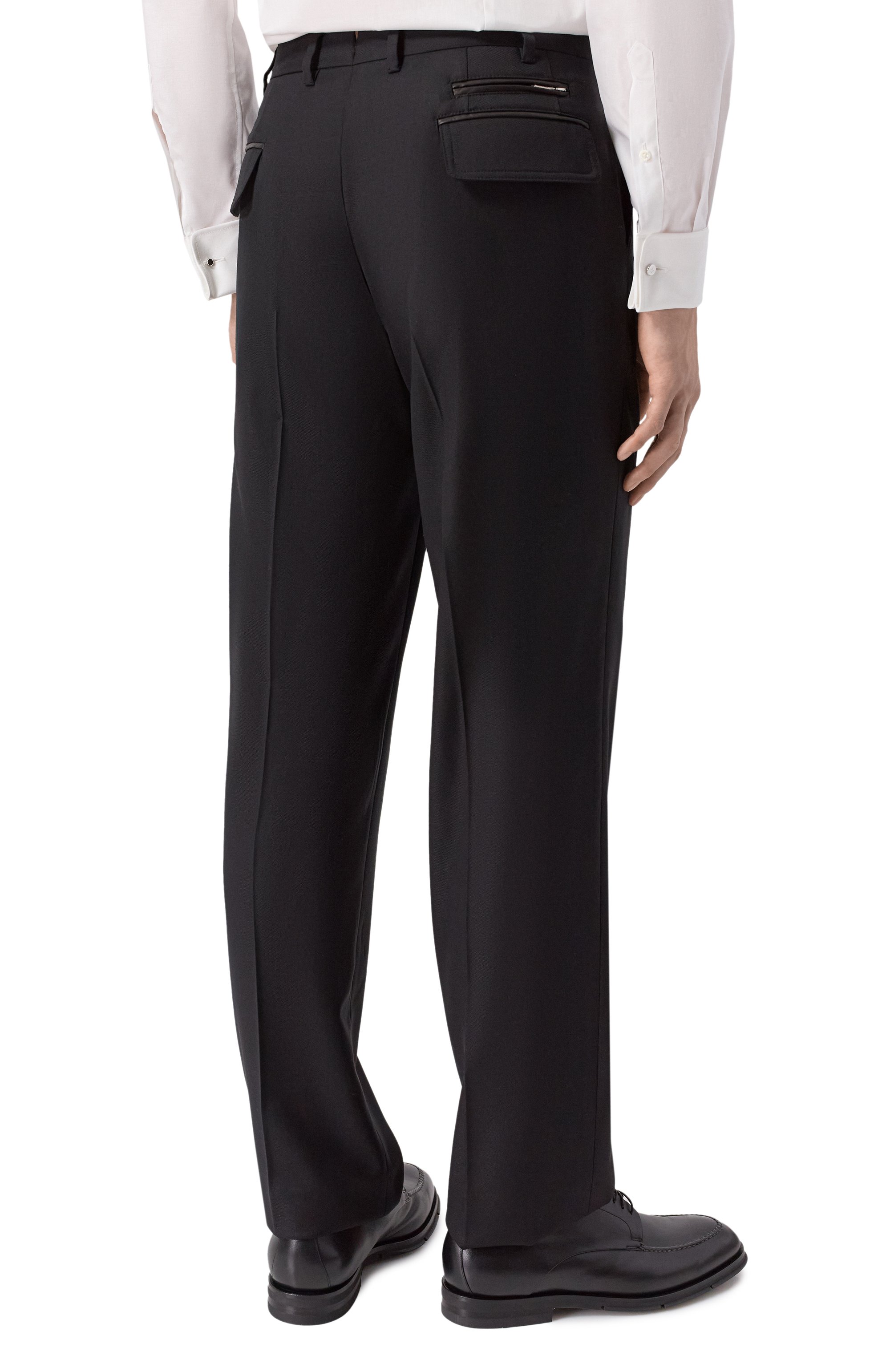 Шерстяные брюки ZILLI черного цвета по цене 199500 руб., арт. CP0005M020042015U, фото 4 Шерстяные брюки ZILLI, арт. CP0005M020042015U, фото 4