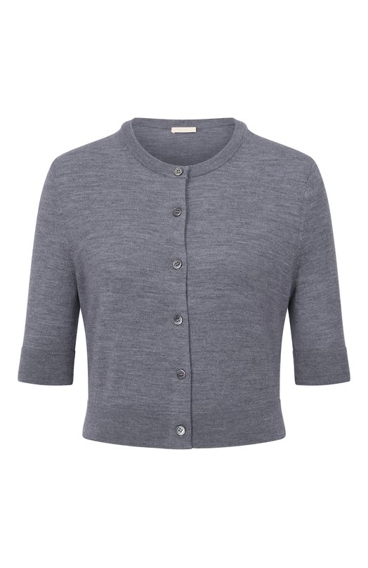 Кардиган из шерсти и кашемира 12 STOREEZ 136599 Серый 136599