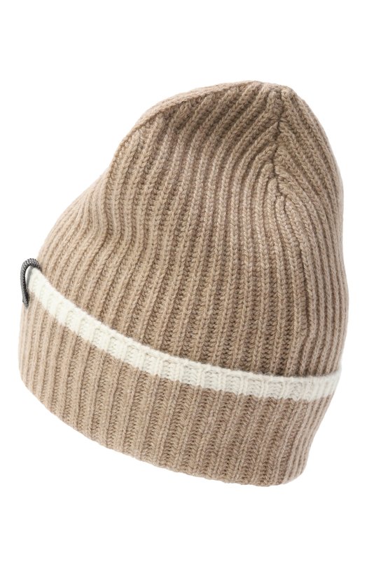 Кашемировая шапка Brunello Cucinelli M12504979 Бежевый  M12504979 Фото 3