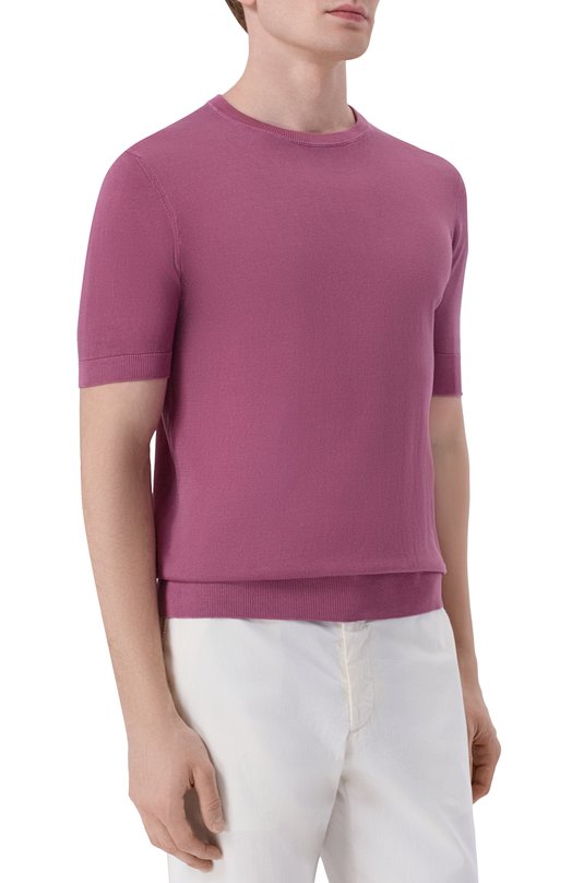 Хлопковый джемпер Andrea Campagna M5426-8051 Бордовый  M5426-8051 Фото 3