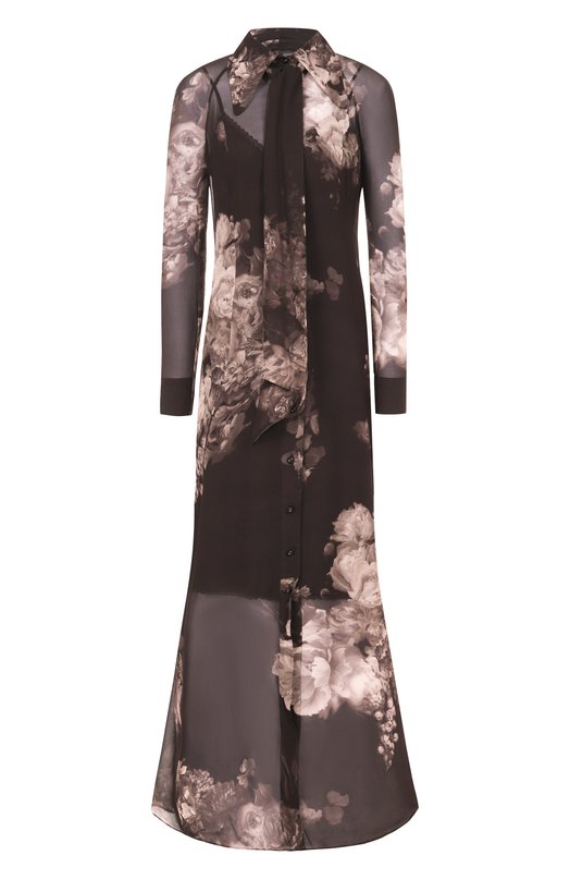 Платье из вискозы Zimmermann 5357DF251 Чёрный 5357DF251