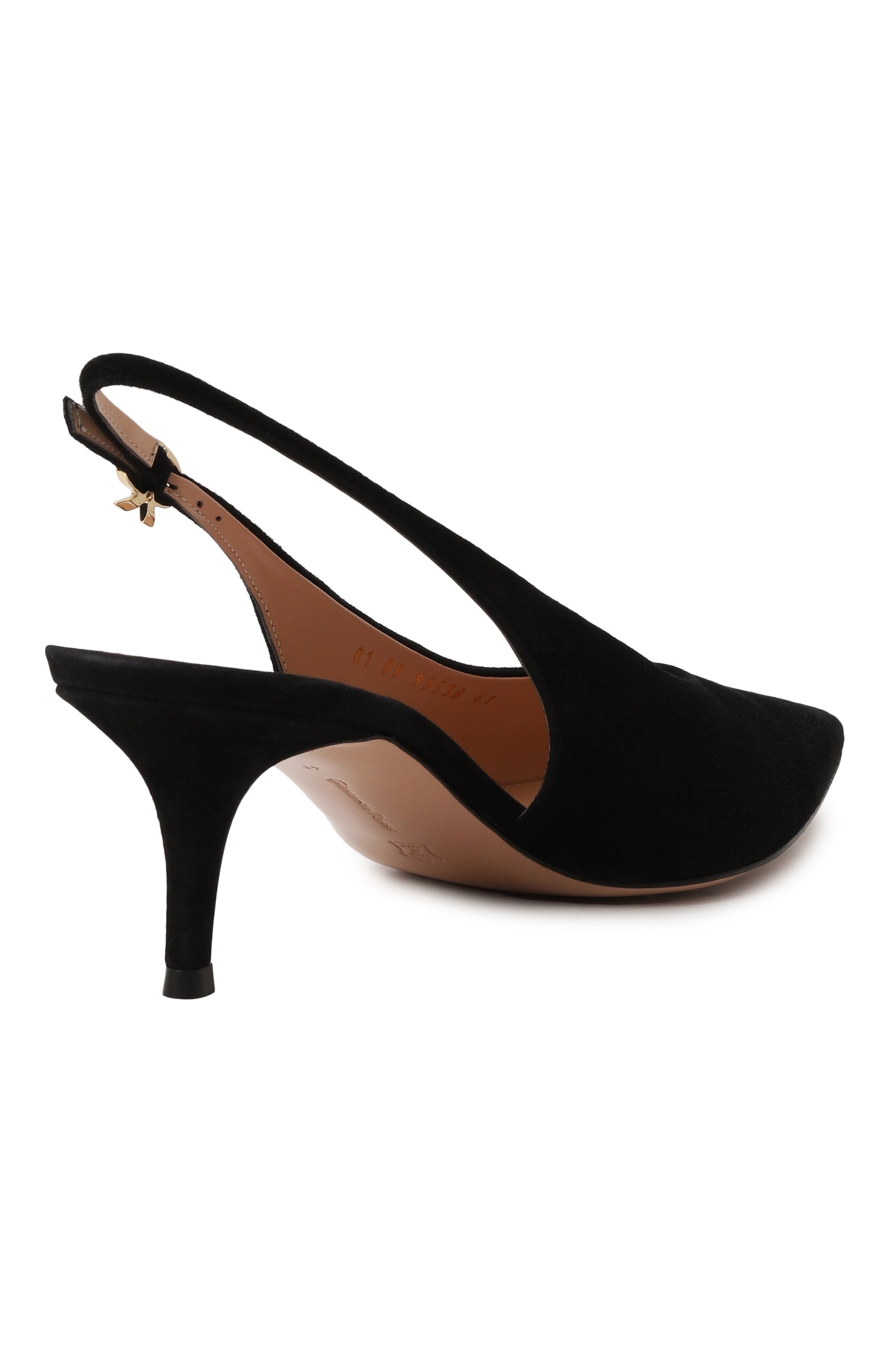 Замшевые туфли ribbon 55 GIANVITO ROSSI, арт. G95538.55RIC.CAMNER0, фото 5