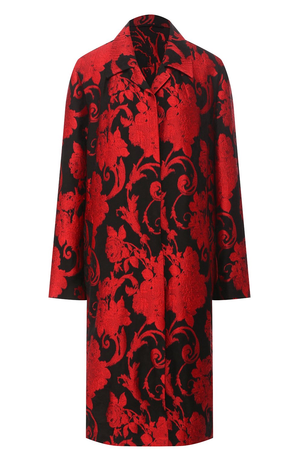 Пальто DRIES VAN NOTEN красного цвета по цене 181500 руб., арт. 201-30279-9364, фото 1 Пальто DRIES VAN NOTEN, арт. 201-30279-9364, фото 1