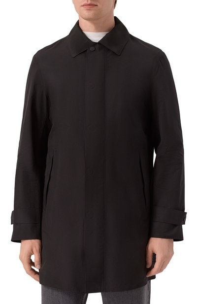 Плащ BOSS черного цвета по цене 89950 руб., арт. 50543262, фото 3 Плащ BOSS, арт. 50543262, фото 3