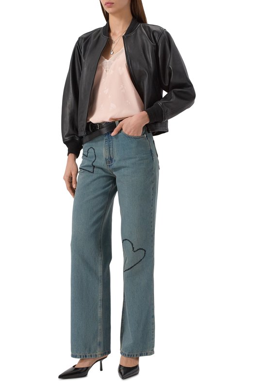 Шелковый топ Zadig and Voltaire WWCR01257 Розовый  WWCR01257 Фото 2