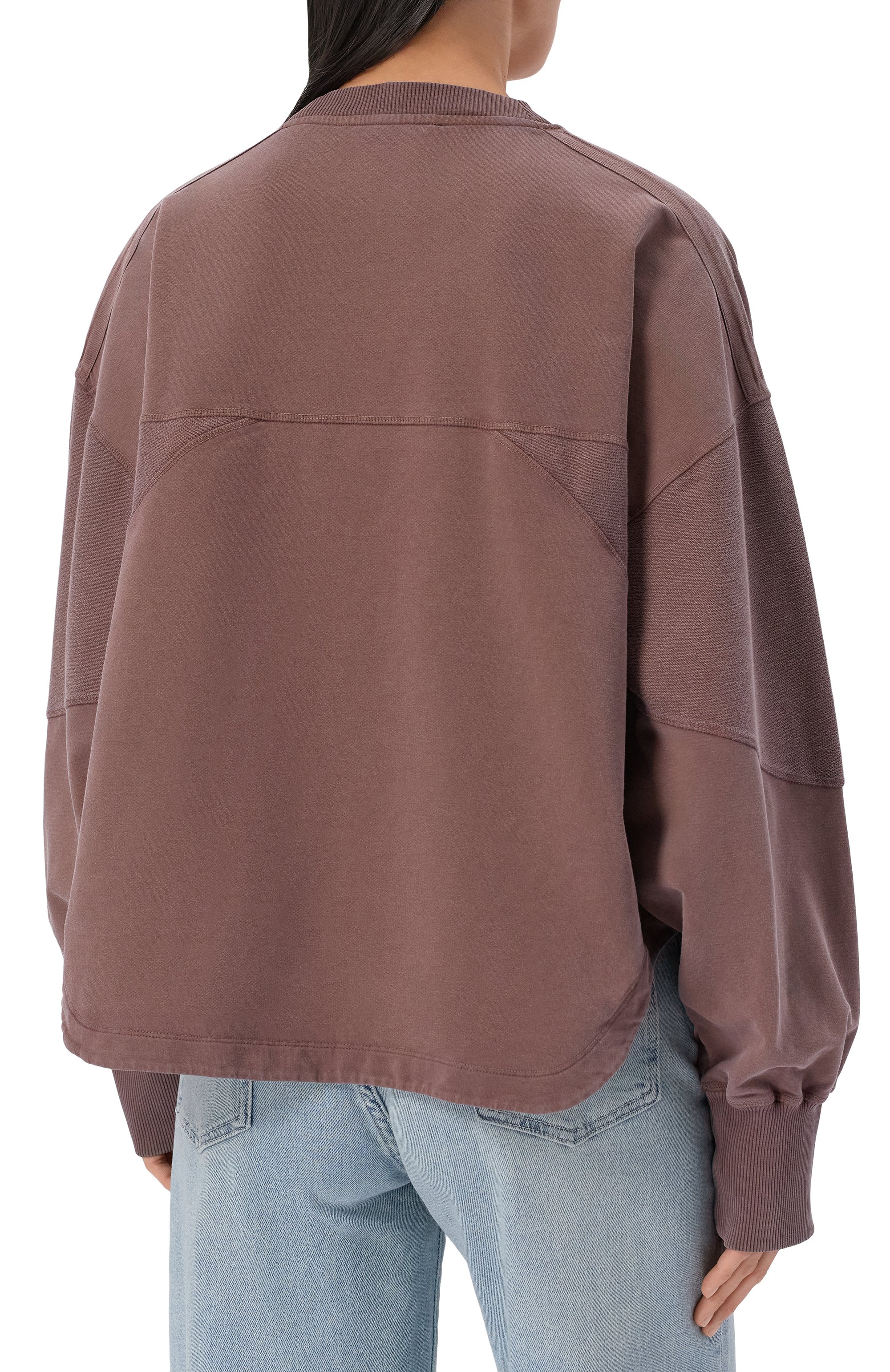 Хлопковый свитшот THE ATTICO, арт. 260WCF00025/JJF006AA, фото 4