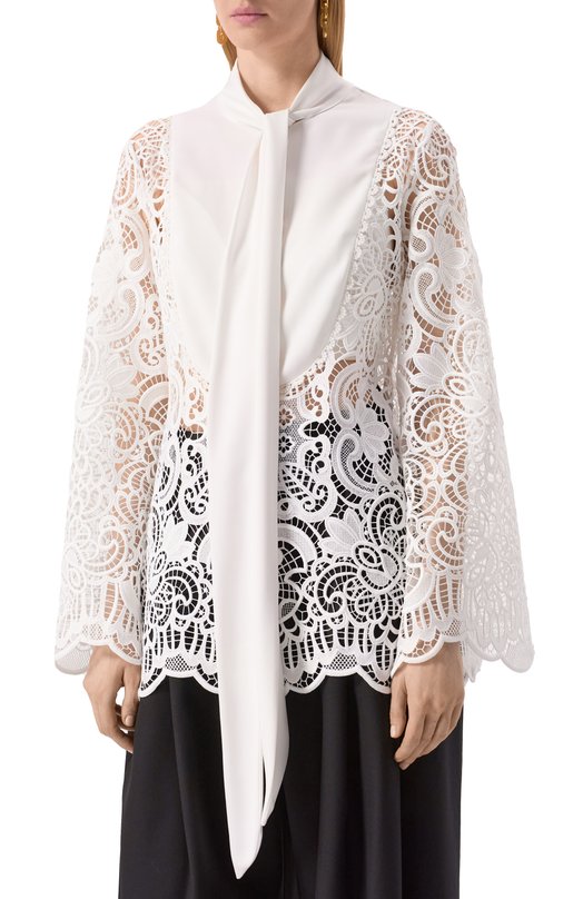 Блузка Zuhair Murad RBL25356/MAPL002 Белый  RBL25356/MAPL002 Фото 3