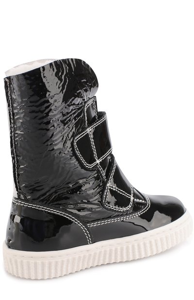 Лаковые сапоги с застежками велькро и внутренней меховой отделкой MISSOURI, арт. 2954Z/18-26, фото 3