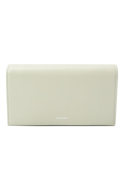 Женская сумка all-day JIL SANDER светло-зеленого цвета, арт. J07ZH0012/P5355 | Фото 1 (Материал сплава: Проставлено; Материал: Натуральная кожа; Ремень/цепочка: На ремешке; Размер: mini; Драгоценные камни: Проставлено)