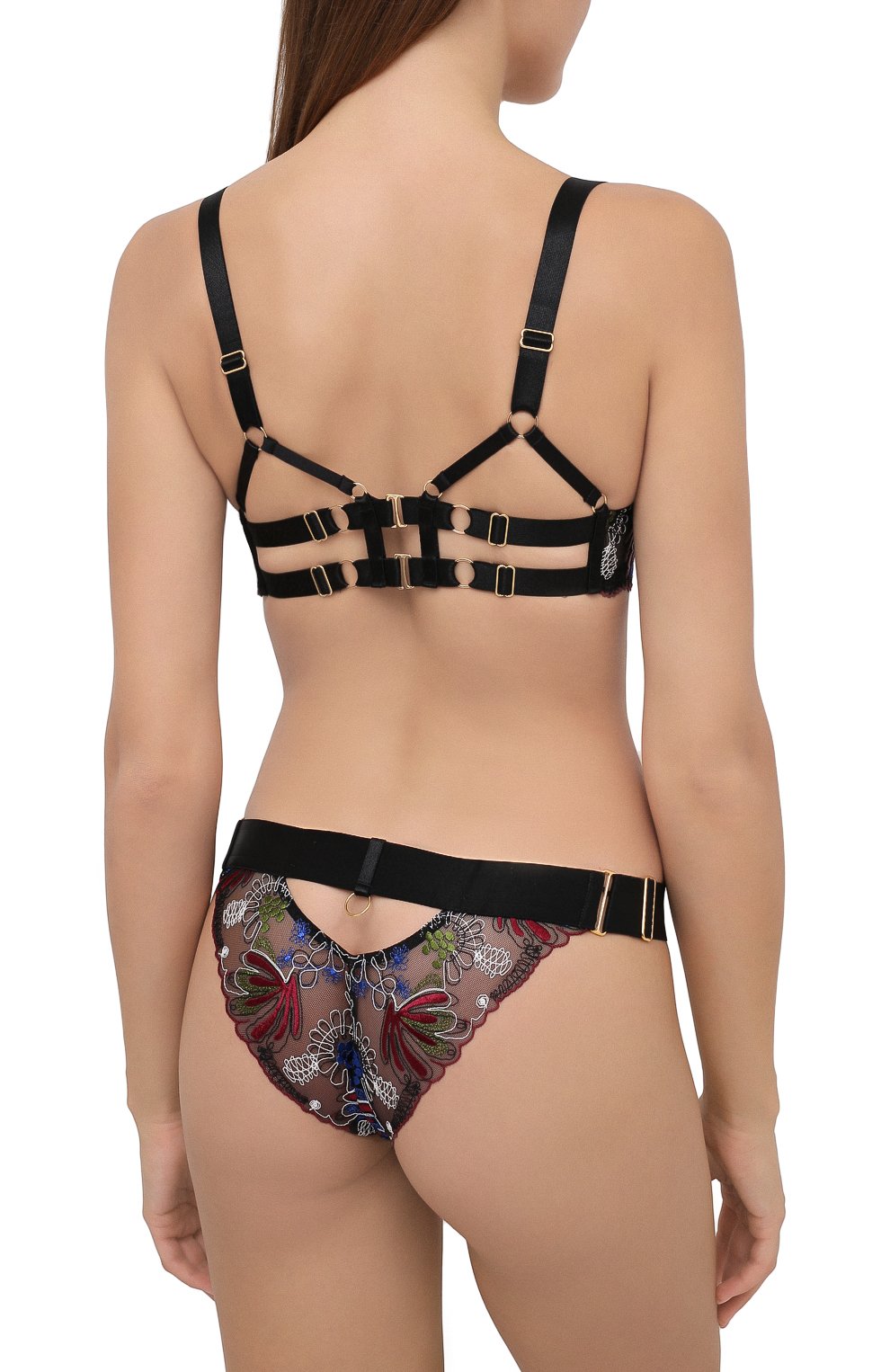 Трусы-слипы BORDELLE черного цвета по цене 21700 руб., арт. B0TANICA BRIEF, фото 3 Трусы-слипы BORDELLE, арт. B0TANICA BRIEF, фото 3