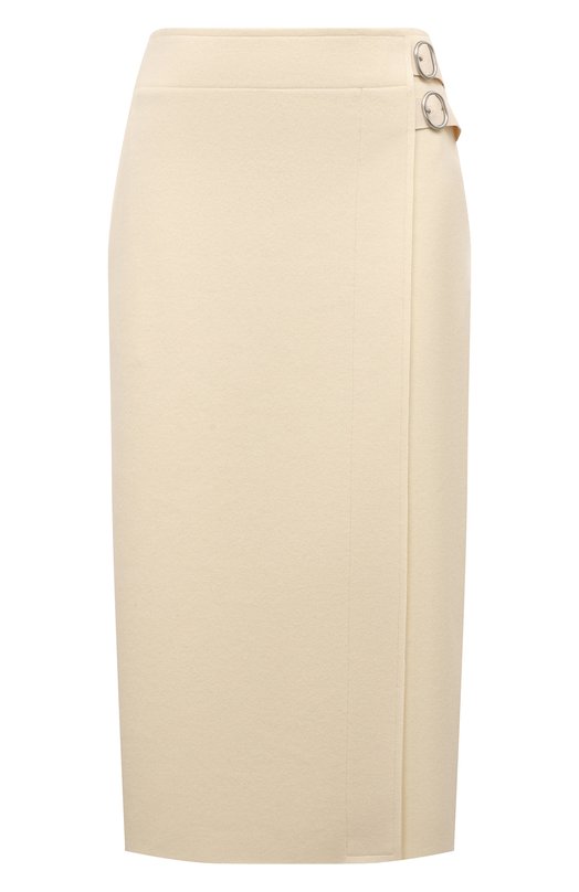 Шерстяная юбка Jil Sander J40MA0157/J20212 Кремовый J40MA0157/J20212