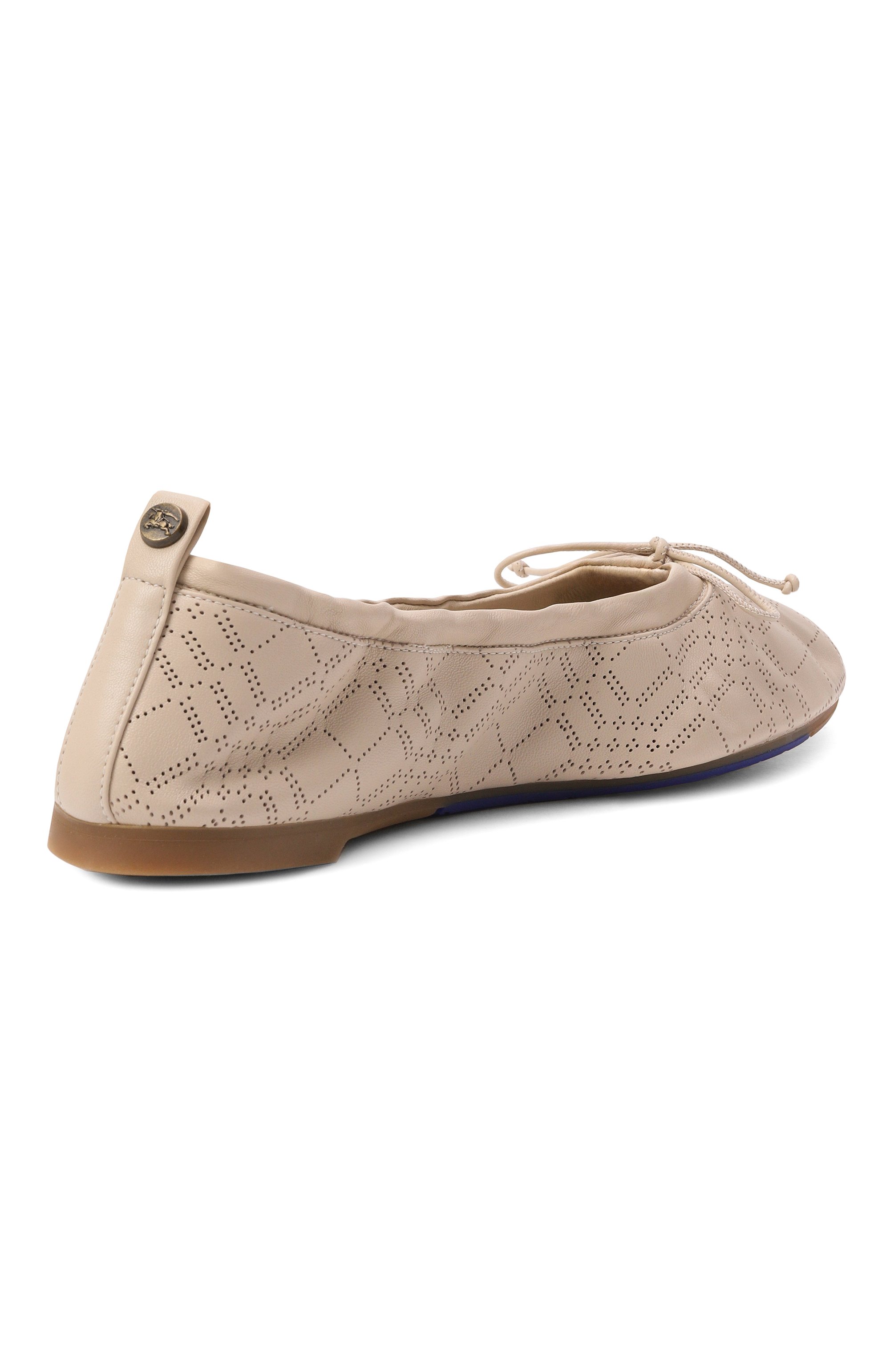 Кожаные балетки fawn BURBERRY, арт. 8121534, фото 5