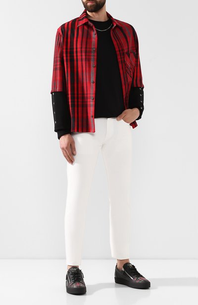 Кеды GIUSEPPE ZANOTTI DESIGN серого цвета по цене 67450 руб., арт. RU90024/001, фото 2 Кеды GIUSEPPE ZANOTTI DESIGN, арт. RU90024/001, фото 2