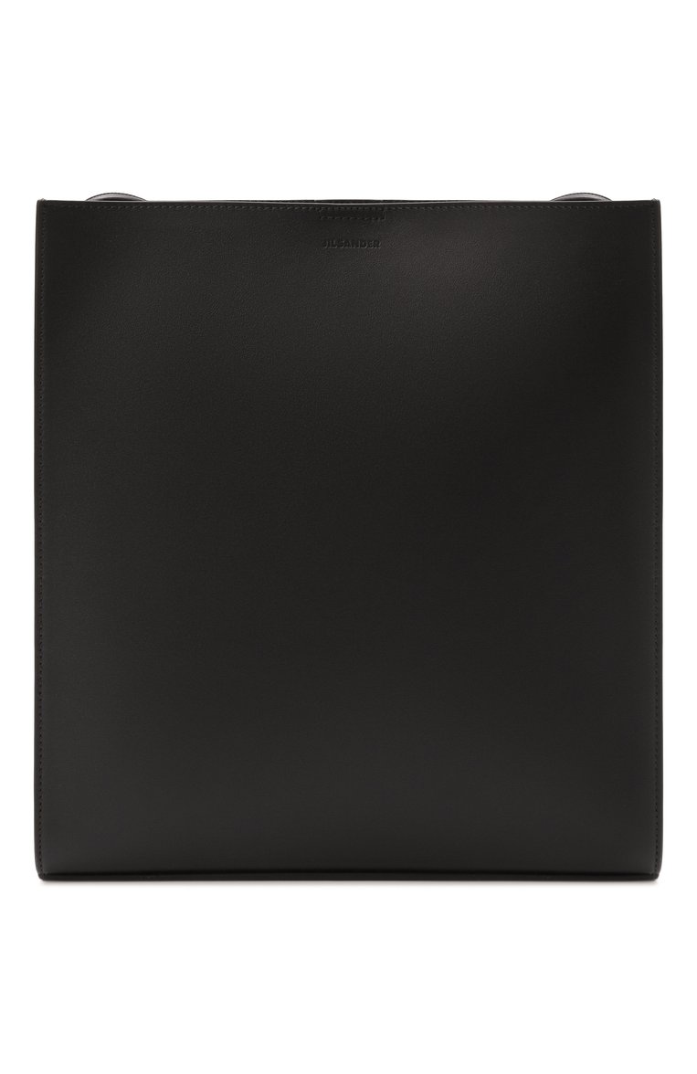 Мужская сумка tangle medium JIL SANDER черного цвета, арт. J25WG0002-P5995 | Фото 1 (Материал: Натуральная кожа; Размер: medium; Ремень/цепочка: На ремешке)