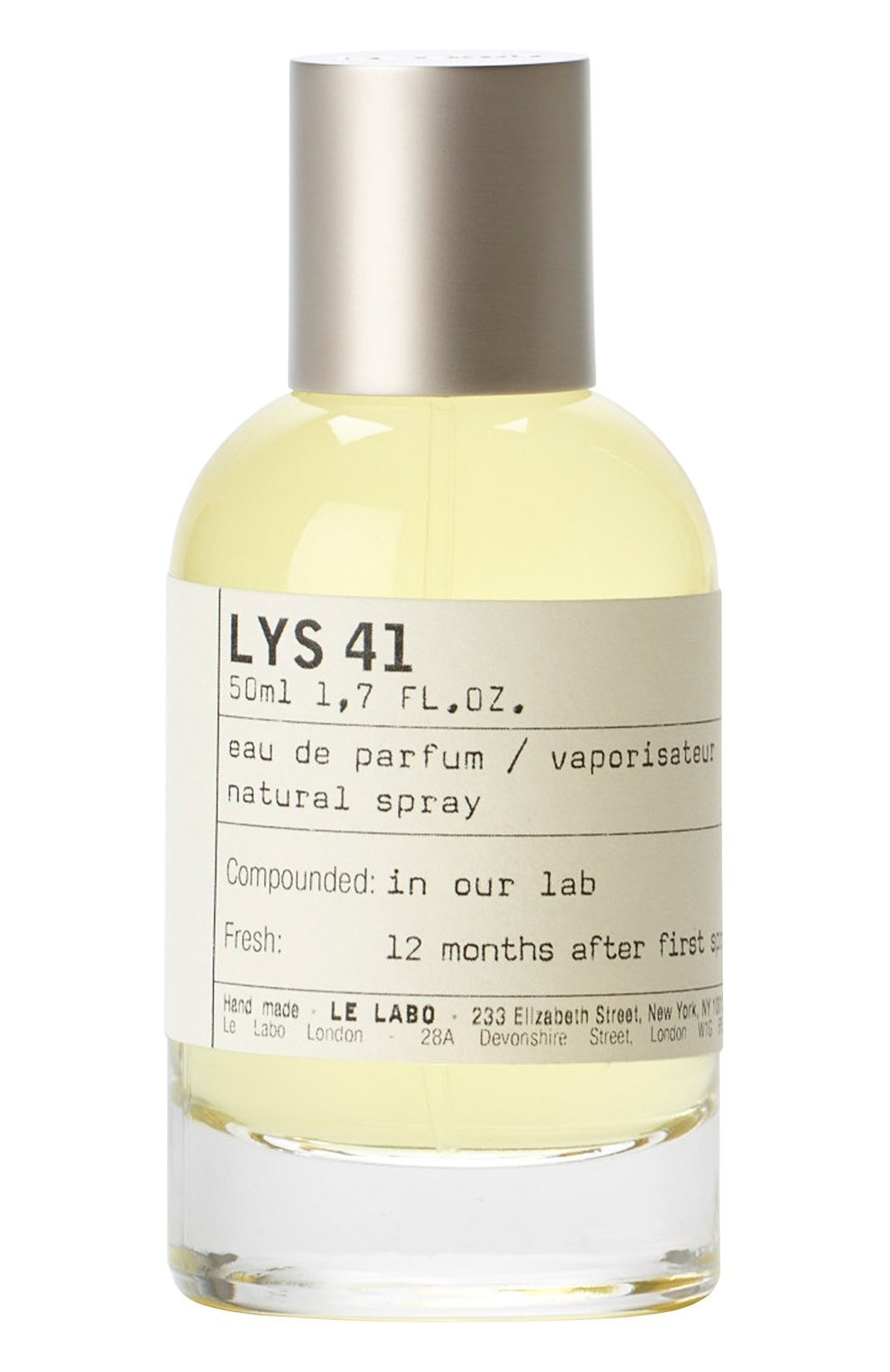 Парфюмерная вода lys 41 (50ml) LE LABO бесцветного цвета по цене 19000 руб., арт. 811901022714, фото 1 Парфюмерная вода lys 41 (50ml) LE LABO, арт. 811901022714, фото 1
