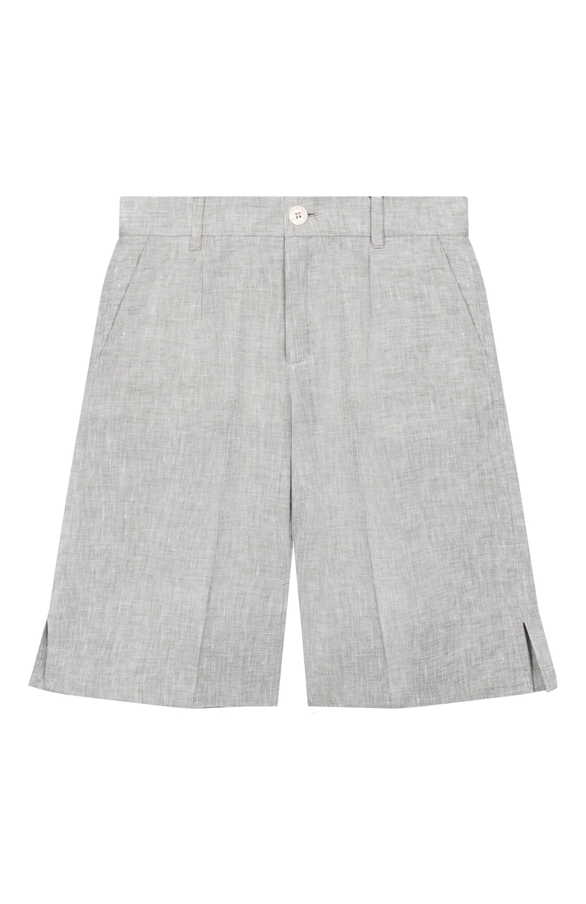 Льняные шорты DOLCE & GABBANA, арт. L44Q00/FU4LG, фото 1