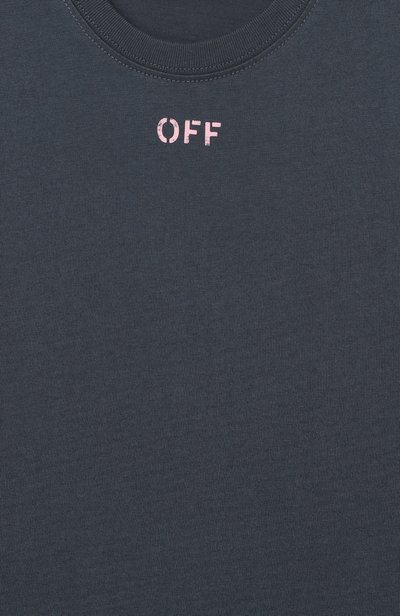 Хлопковая футболка OFF-WHITE, арт. 0GAA001F26JER0034_001, фото 3