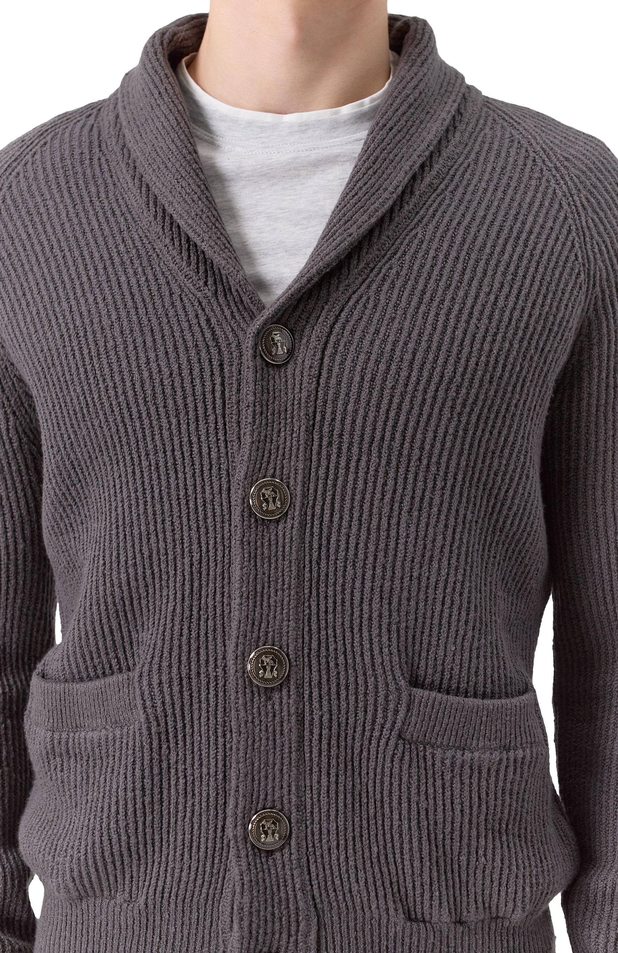 Хлопковый кардиган BRUNELLO CUCINELLI, арт. MNI708606, фото 5