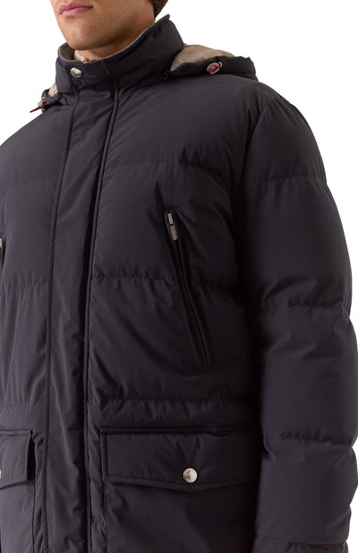 Пуховик BRUNELLO CUCINELLI темно-синего цвета по цене 779500 руб., арт. MM4911827, фото 5 Пуховик BRUNELLO CUCINELLI, арт. MM4911827, фото 5