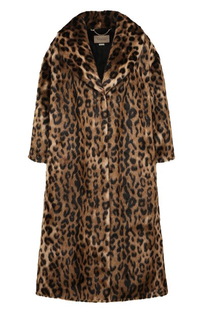 Женское пальто из экомеха GUCCI, арт. 671215/XEABL