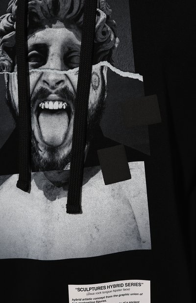 Хлопковое худи DIEGO VENTURINO, арт. D3W4DVFLHZHF, фото 5