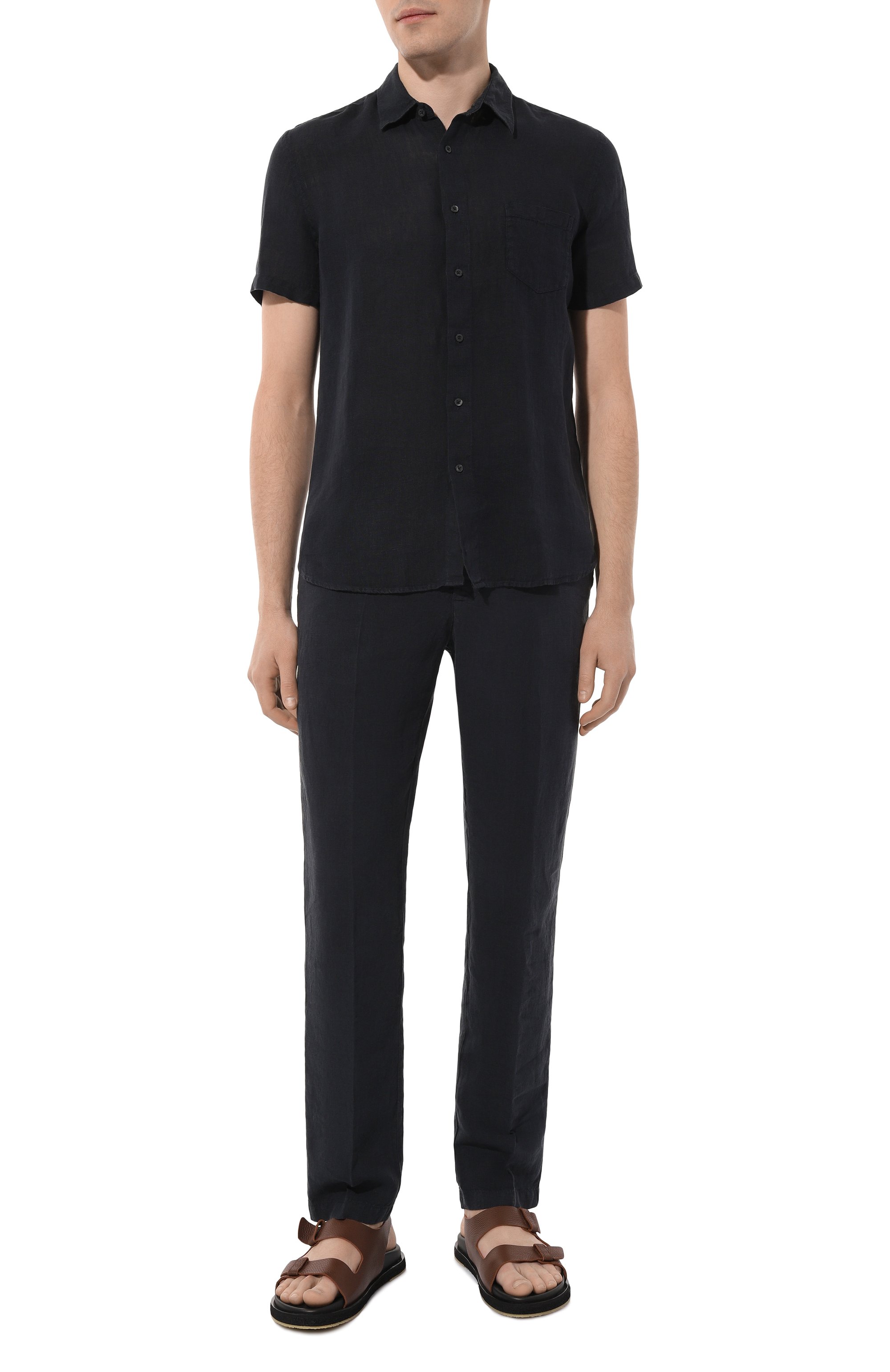 Льняные брюки 120% LINO, арт. 32ALIM299M/0253/000, фото 2