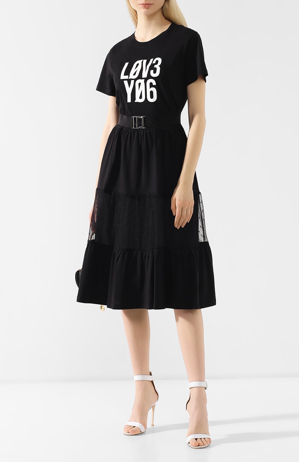 Хлопковое платье REDVALENTINO, арт. RR3MJ00U/XFW, фото 2