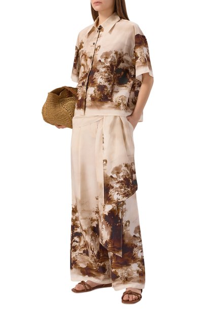 Хлопковые брюки ERIKA CAVALLINI, арт. P6SI01, фото 2