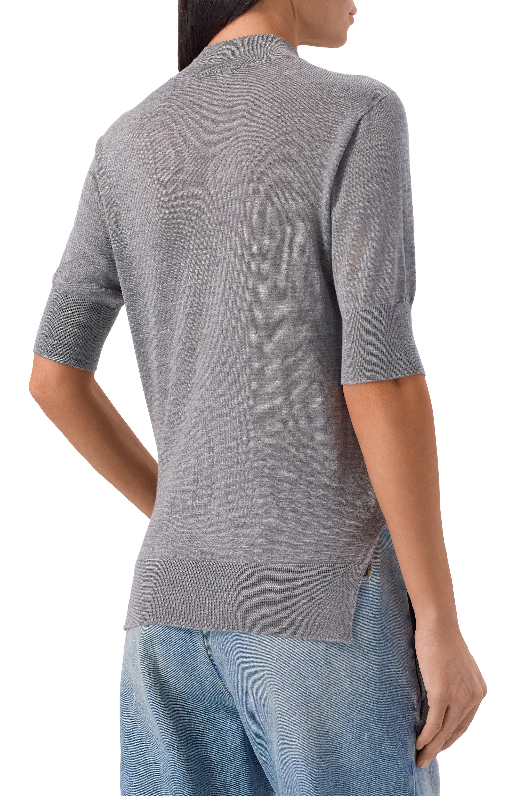 Пуловер из кашемира и шерсти JIL SANDER, арт. J01GP0004-J14501, фото 4