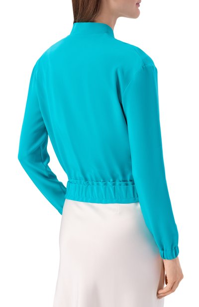 Шелковый бомбер KITON, арт. D59416K0977A, фото 4