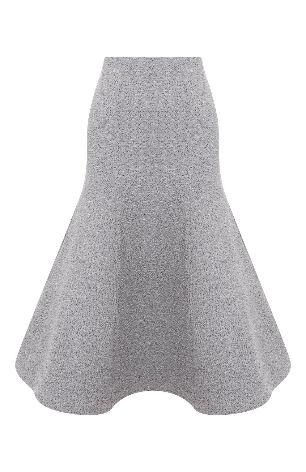 Хлопковая юбка VIKA GAZINSKAYA серого цвета по цене 54910 руб., арт. FW19-1820, фото 1 Хлопковая юбка VIKA GAZINSKAYA, арт. FW19-1820, фото 1