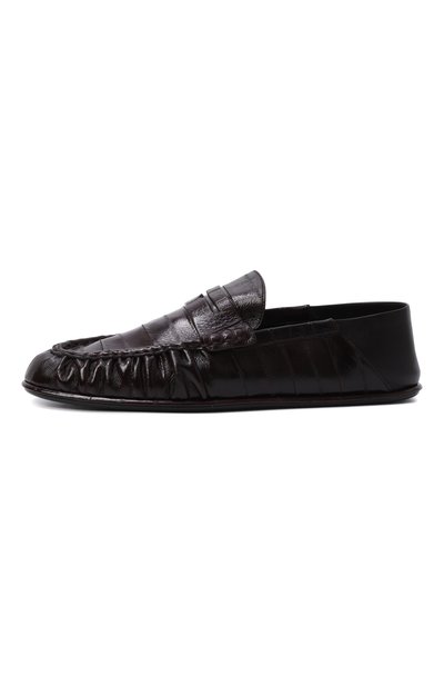 Кожаные пенни-лоферы le loafer SAINT LAURENT, арт. 800728/0WXAB, фото 4