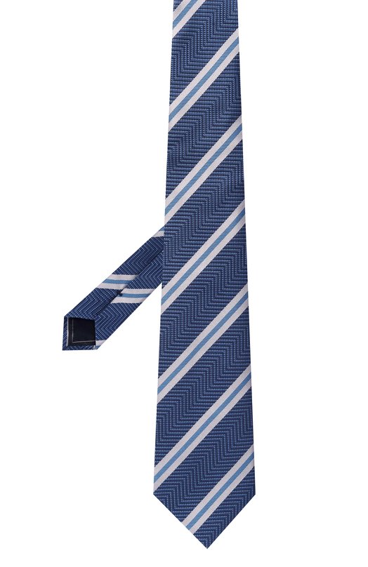 Шелковый галстук Brioni 062I00/PD484 Синий  062I00/PD484 Фото 3