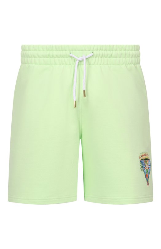 Хлопковые шорты Casablanca M-SP26-JTR-003-09-EX-BC Зелёный M-SP26-JTR-003-09-EX-BC