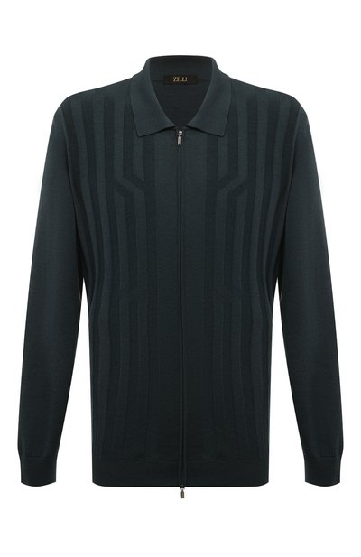 Мужской кардига�н из шерсти и шелка ZILLI, арт. KZPC01M0230VCRS00