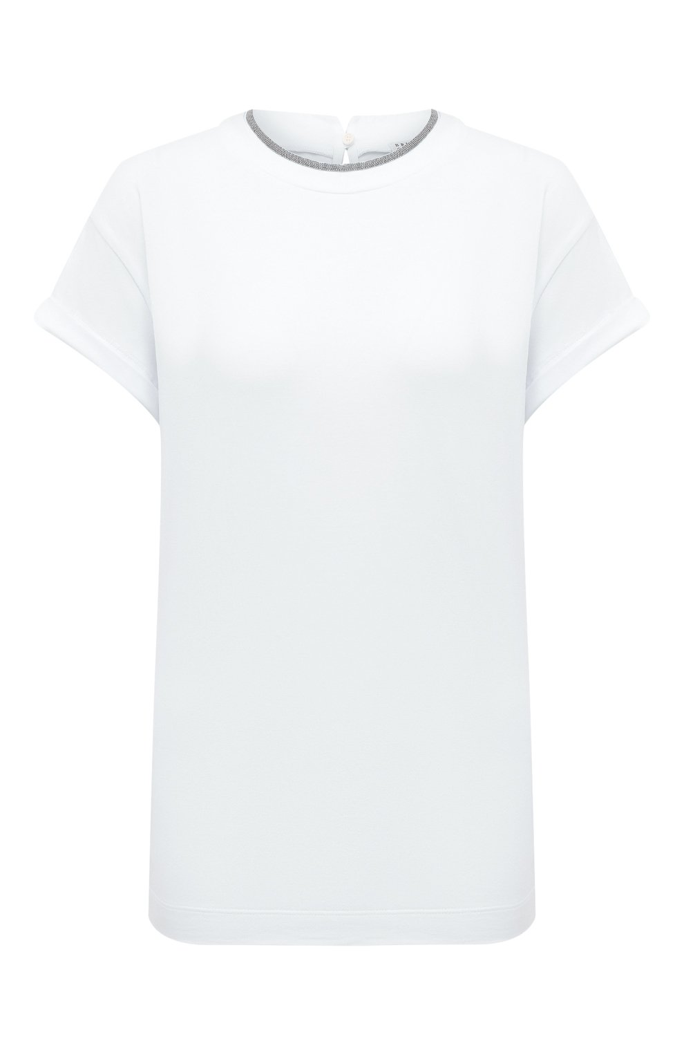 Хлопковый топ BRUNELLO CUCINELLI, арт. MPT18BD200, фото 1