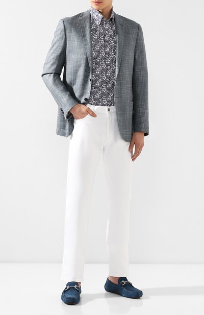 Замшевые мокасины FERRAGAMO, арт. Z-07037283E, фото 2