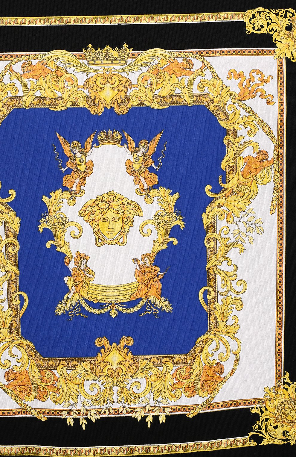 Хлопковый свитшот VERSACE черного цвета по цене 89950 руб., арт. 1001380/1A01018, фото 5 Хлопковый свитшот VERSACE, арт. 1001380/1A01018, фото 5