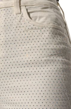 Джинсы с отделкой стразами LIU JO, арт. CF2335 D4770, фото 5