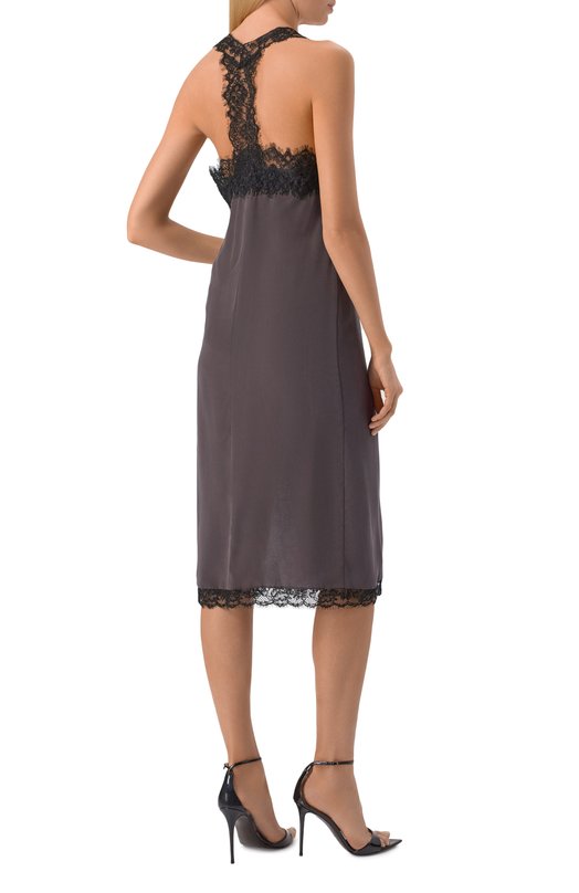 Шелковое платье Pinko 105594/A2SS Коричневый  105594/A2SS Фото 3