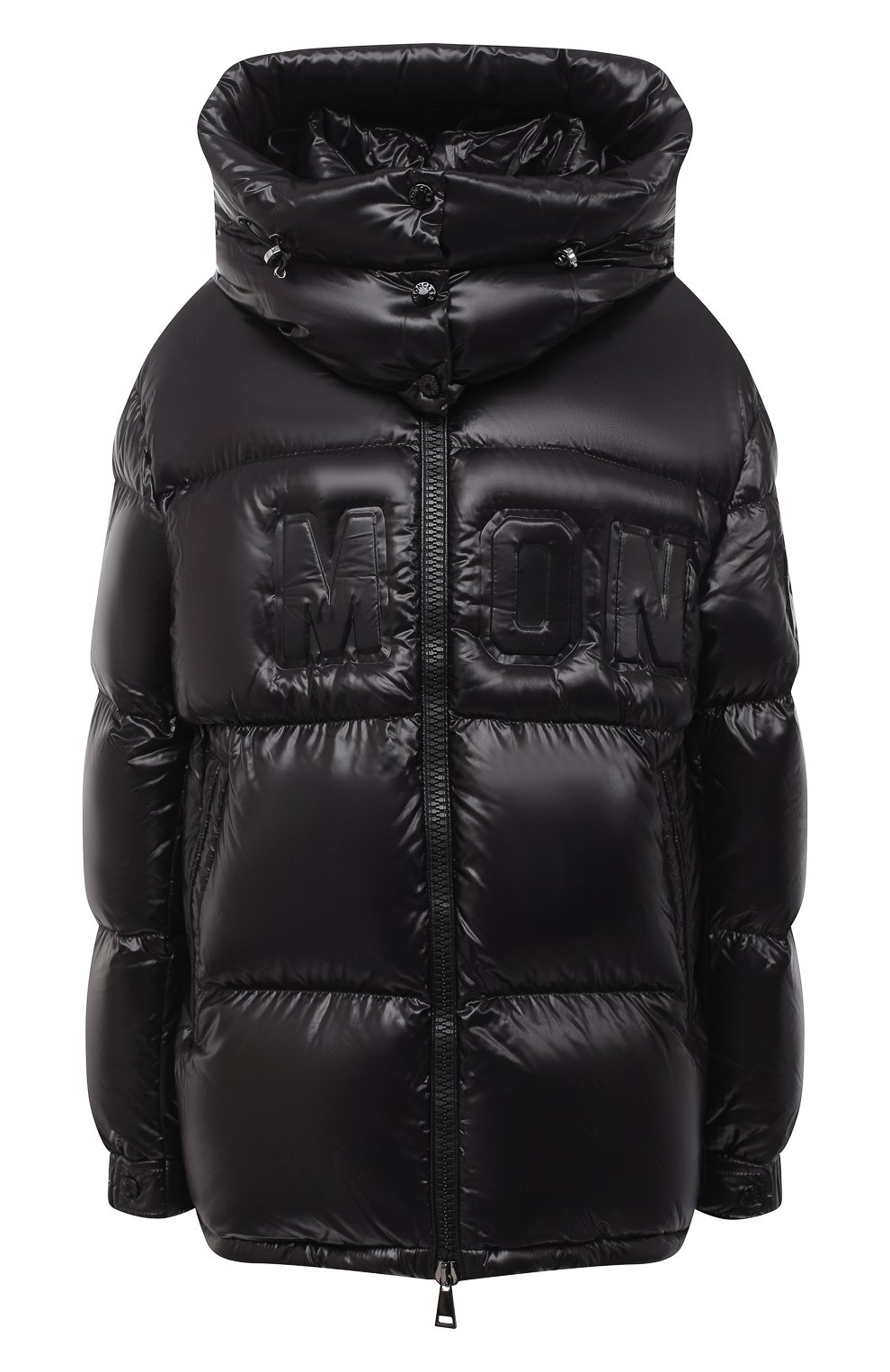 Пуховик MONCLER черного цвета по цене 171000 руб., арт. F2-093-1A52E-40-68991, фото 1 Пуховик MONCLER, арт. F2-093-1A52E-40-68991, фото 1