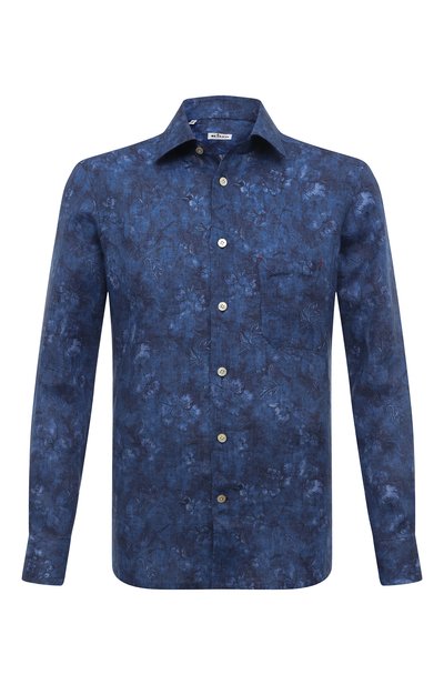 Мужская льняная рубашка KITON, арт. UMCNERH0843504