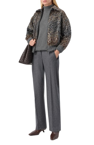 Свитер из кашемира и шелка BRUNELLO CUCINELLI, арт. M73539914, фото 2