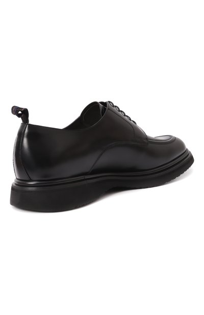 Кожаные дерби BLU BARRETT черного цвета по цене 61550 руб., арт. CITY354-005, фото 5 Кожаные дерби BLU BARRETT, арт. CITY354-005, фото 5