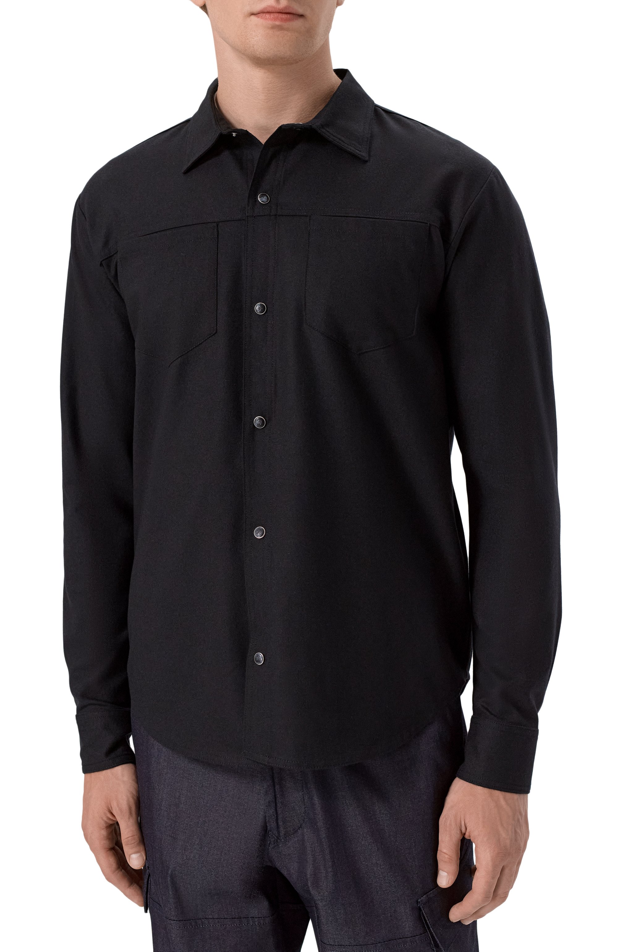 Кашемировая рубашка MARCO PESCAROLO, арт. ZEUS/5243, фото 3