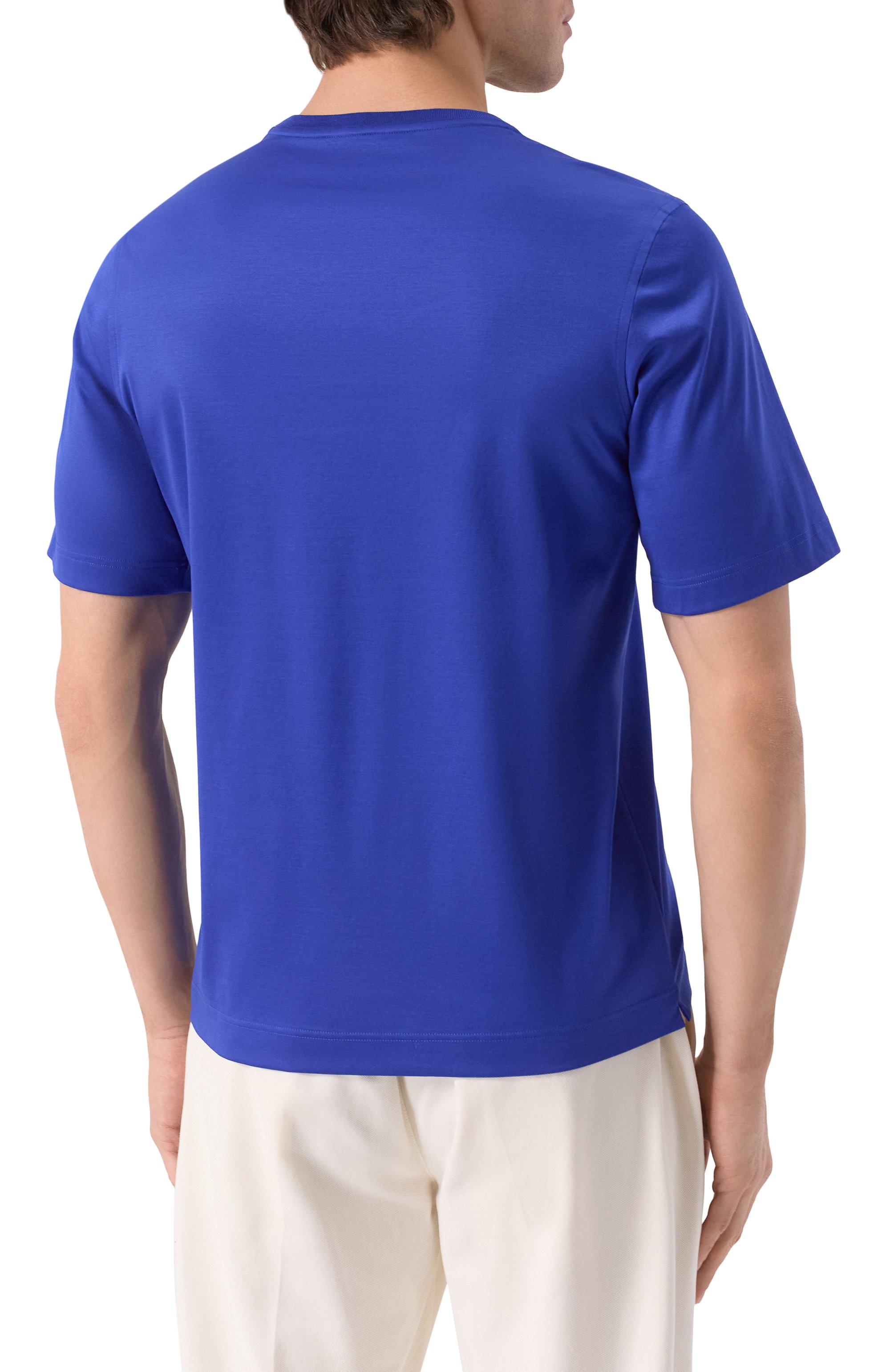 Хлопковая футболка ZILLI, арт. TSR02AM0100VNI000, фото 4