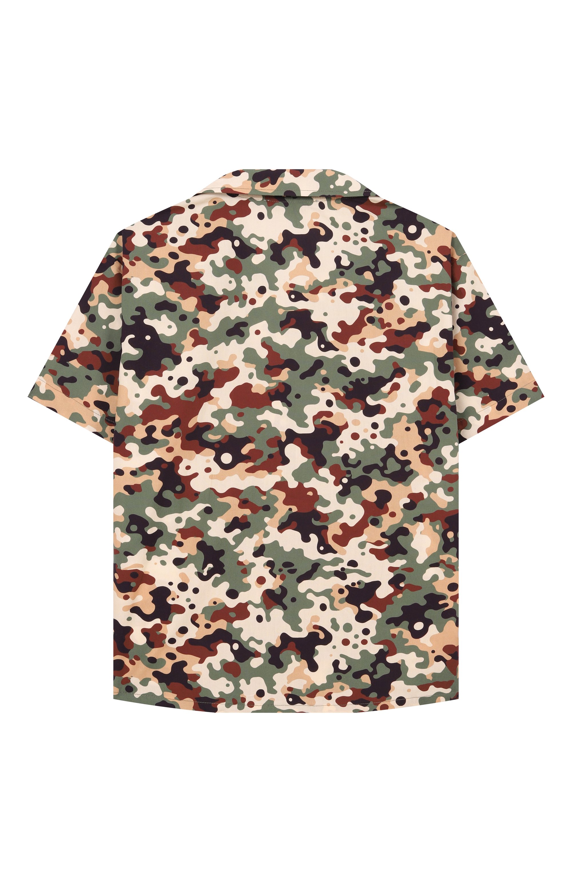 Хлопковая рубашка MSGM KIDS, арт. S6MSJBSI193, фото 2